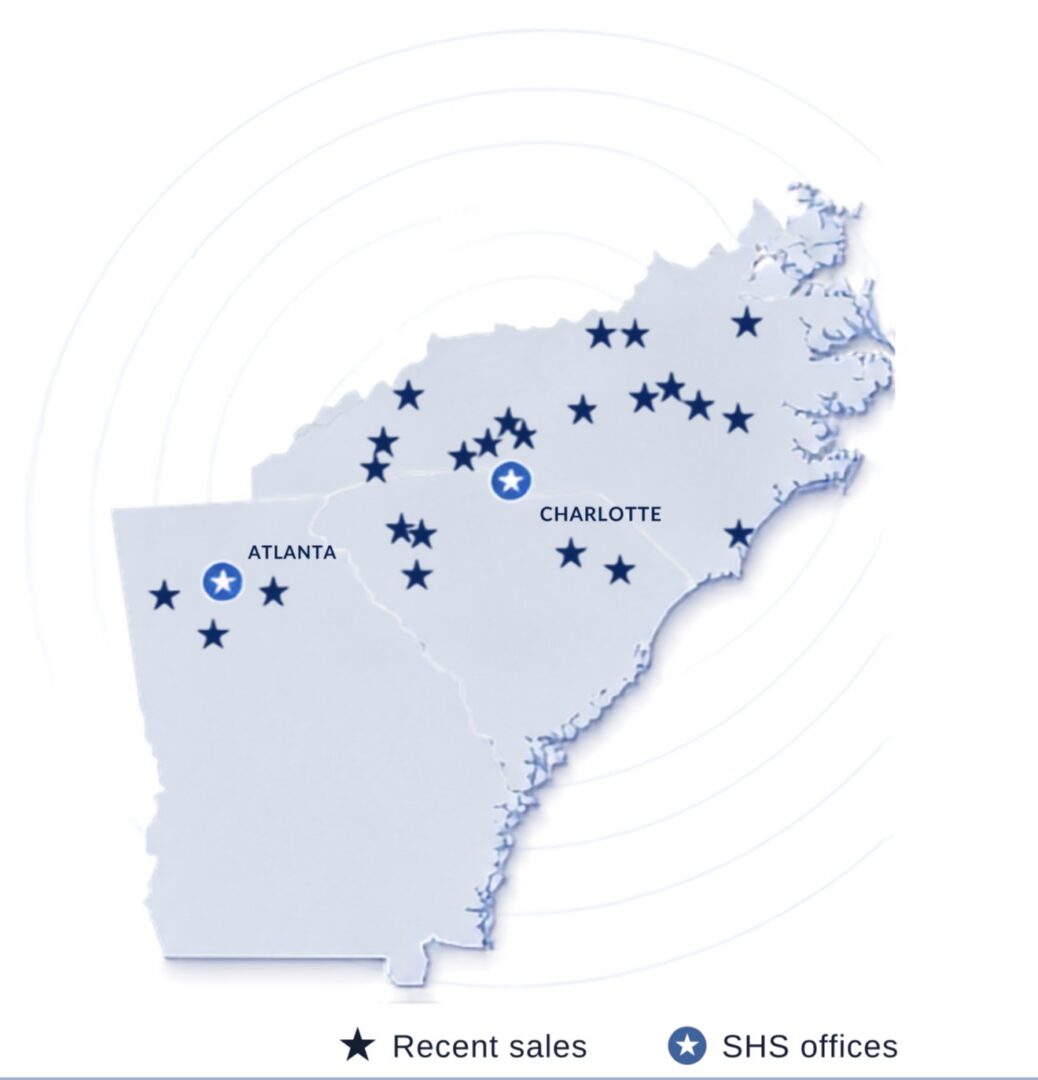 Representative Senior Housing Services recent closings across the Southeast